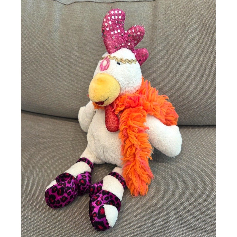 Vintage 2003 Manhattan Toy Groovy Girls Plush Flapper Chicken Doll 13''